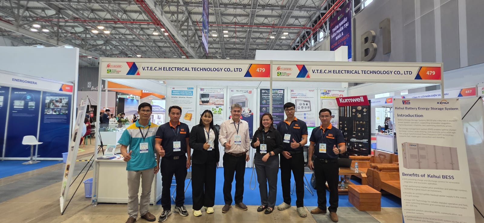 V.T.E.C.H Showcases Advanced Technological Solutions at Vietnam ETE & Greenergy Expo 2026